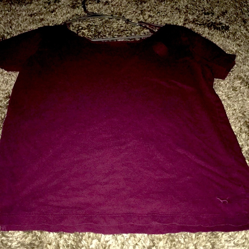 Pink shoulder shirt